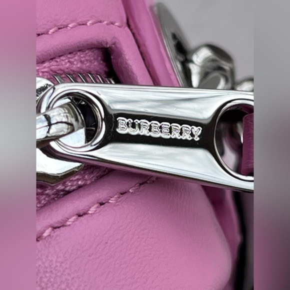 BURBERRY NWT BNIB Mini Lola Quilted Leather Camera Bag primrose pink - Picture 11 of 13